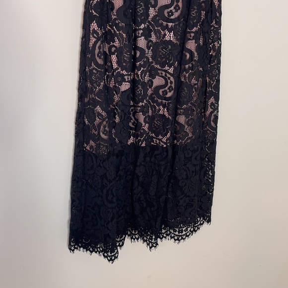 Aspeed Black Lace & Pink Lining Dress - Picture 3 of 8